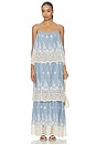 view 1 of 4 Estella Maxi Dress in Chambray Cream