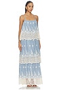 view 2 of 4 Estella Maxi Dress in Chambray Cream