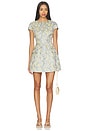 view 1 of 4 ROBE COURTE ANNIE in Yellow Multi