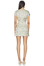 view 3 of 4 ROBE COURTE ANNIE in Yellow Multi