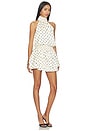 view 2 of 3 ROBE COURTE CELINE in White & Black