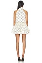 view 3 of 3 ROBE COURTE CELINE in White & Black
