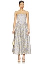 view 1 of 4 ROBE MAXI ANNIE in Yellow Multi