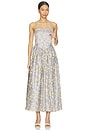 view 2 of 4 ROBE MAXI ANNIE in Yellow Multi