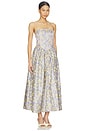 view 3 of 4 ROBE MAXI ANNIE in Yellow Multi