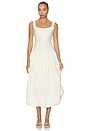 view 1 of 3 VESTIDO MIDI DELIA in Vanilla