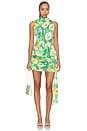view 1 of 3 MINIVESTIDO LILIA in Green Multi