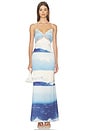 view 1 of 4 VESTIDO LENCERO ESKA  in Blue Multi