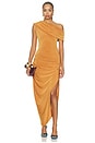 view 1 of 3 ROBE MAXI ROYA in Caramel Brown
