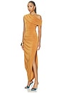 view 2 of 3 ROBE MAXI ROYA in Caramel Brown