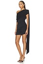 view 2 of 3 ROBE COURTE ROYA in Black
