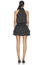 view 3 of 3 ROBE COURTE CELINE in Black & White