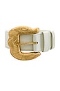 view 3 of 3 Paulina Belt in Optic White