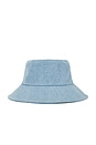 view 2 of 3 SOMBRERO PESCA HAT in Vintage Blue Vintage Blue