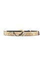 view 4 of 4 Ailani Swivel Belt in Faded Python