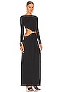 view 2 of 3 Grecia Gown in Black