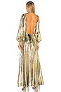 view 4 of 5 Hera Gown in Gold Metallic