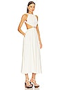 view 2 of 3 Theia Dress in Off White Str Linen