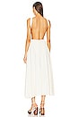 view 3 of 3 Theia Dress in Off White Str Linen