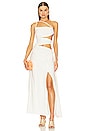 view 1 of 4 Terese Gown in Off White Str Linen