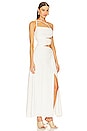 view 2 of 4 Terese Gown in Off White Str Linen