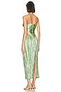 view 3 of 3 Ashika Gown in Spearmint Metallic