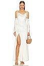 view 1 of 4 Nassia Gown in Off White