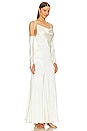 view 3 of 4 Nassia Gown in Off White