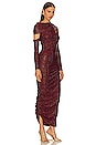 view 2 of 4 Kumasi Gown in Burgundy