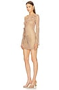 view 3 of 5 Bowie Knit Mini Dress in Champagne
