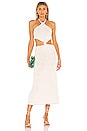 view 1 of 3 VESTIDO MIDI CAMERON in Off White