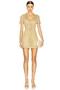 view 2 of 5 Zenya Dress in Gold