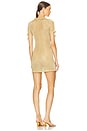view 4 of 5 Zenya Dress in Gold