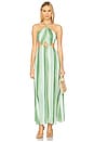 view 1 of 3 Esmerelda Dress in Calla Lily Painted Stripe