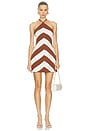view 1 of 3 Nelson Dress in Large Saddle Stripe