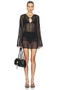 view 2 of 4 Omara Cover Up Dress in Black