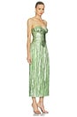 view 2 of 3 Ashika Gown in Spearmint Metallic