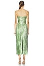 view 3 of 3 Ashika Gown in Spearmint Metallic