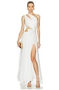 view 1 of 4 Zan Gown in Off White