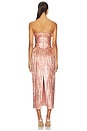 view 3 of 4 Ashika Gown in Petal Metallic