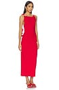 view 3 of 4 VESTIDO GIULIANA in Vermillion