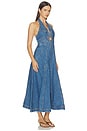 view 2 of 3 Rowyn Dress in Medium Wash Blue