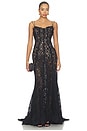 view 1 of 3 ROBE DE SOIRÉE SAYLOR in Black