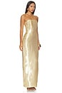 view 2 of 4 ROBE DE SOIRÉE FICKLIN  in Gold
