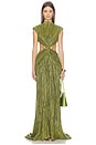 view 1 of 4 Voss Gown in Chive