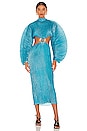 view 1 of 3 Akilah Dress in Cyan