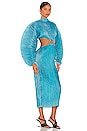 view 2 of 3 Akilah Dress in Cyan
