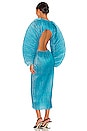 view 3 of 3 Akilah Dress in Cyan