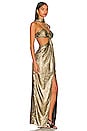 view 2 of 4 VESTIDO LARGO CODY in Gold