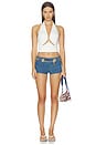 view 5 of 6 Baba Short in Medium Wash Blue